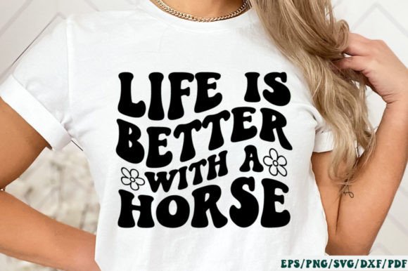 Life is Better with a Horse Retro SVG Review