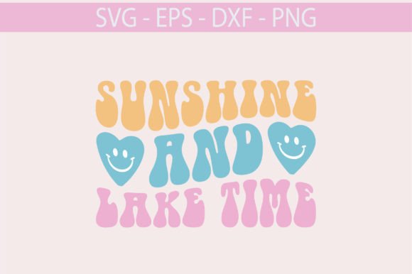 Sunshine and Lake Time Retro Svg Design Review